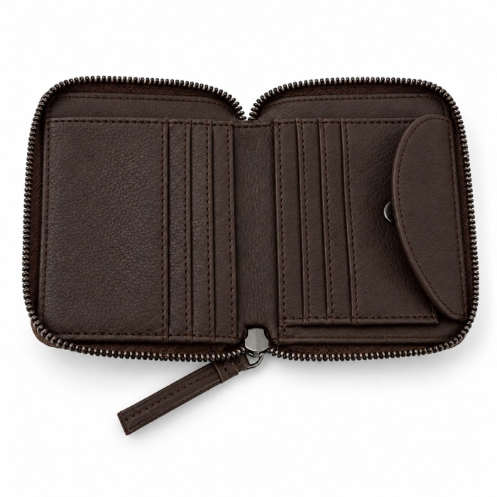 Preview: MIDI ZIP WALLET ESPRESSO